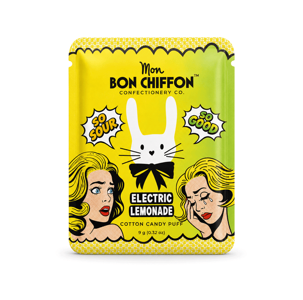 Electric Lemonade Cotton Candy Puff