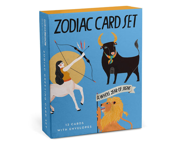 Zodiac Cards, Box of 12 Assorted