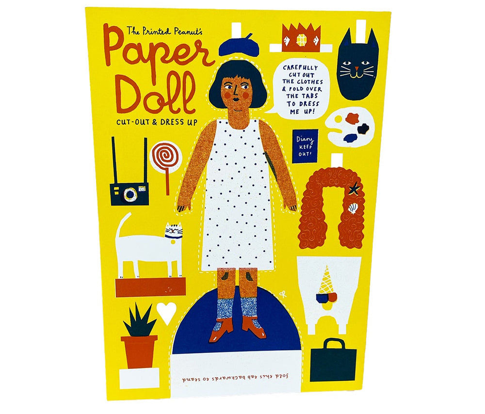 Cut Out + Dress Up Paper Doll Cut Out + Dress Up Paper Doll