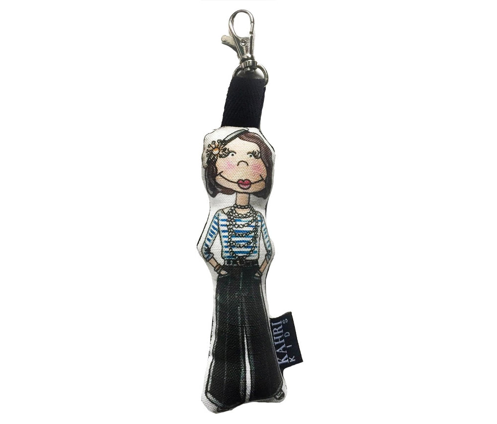 Keychain/Bag Charm : Mini Coco Chanel – Harlan Ruby LLC + Vroom Vroom  Balloon™