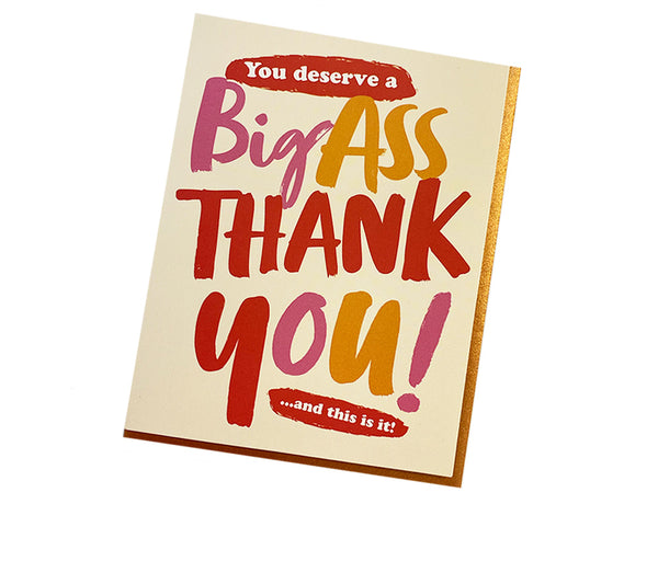 Big Ass Thank You!