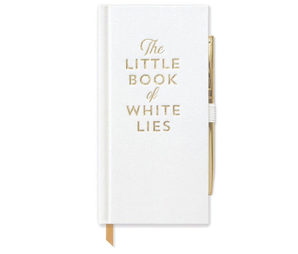 THE LITTLE BOOK OF WHITE LIES SKINNY JOURNAL WITH PEN
